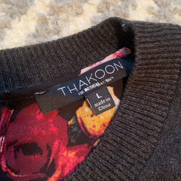 COPY - Thakoon for Kohl’s layered top, size L - Picture 2 of 6